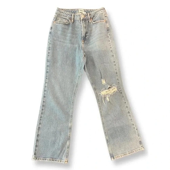 Urban Outfitters BDG  Straight Kick Jeans Size 28 Distressed High Waist - Picture 2 of 12